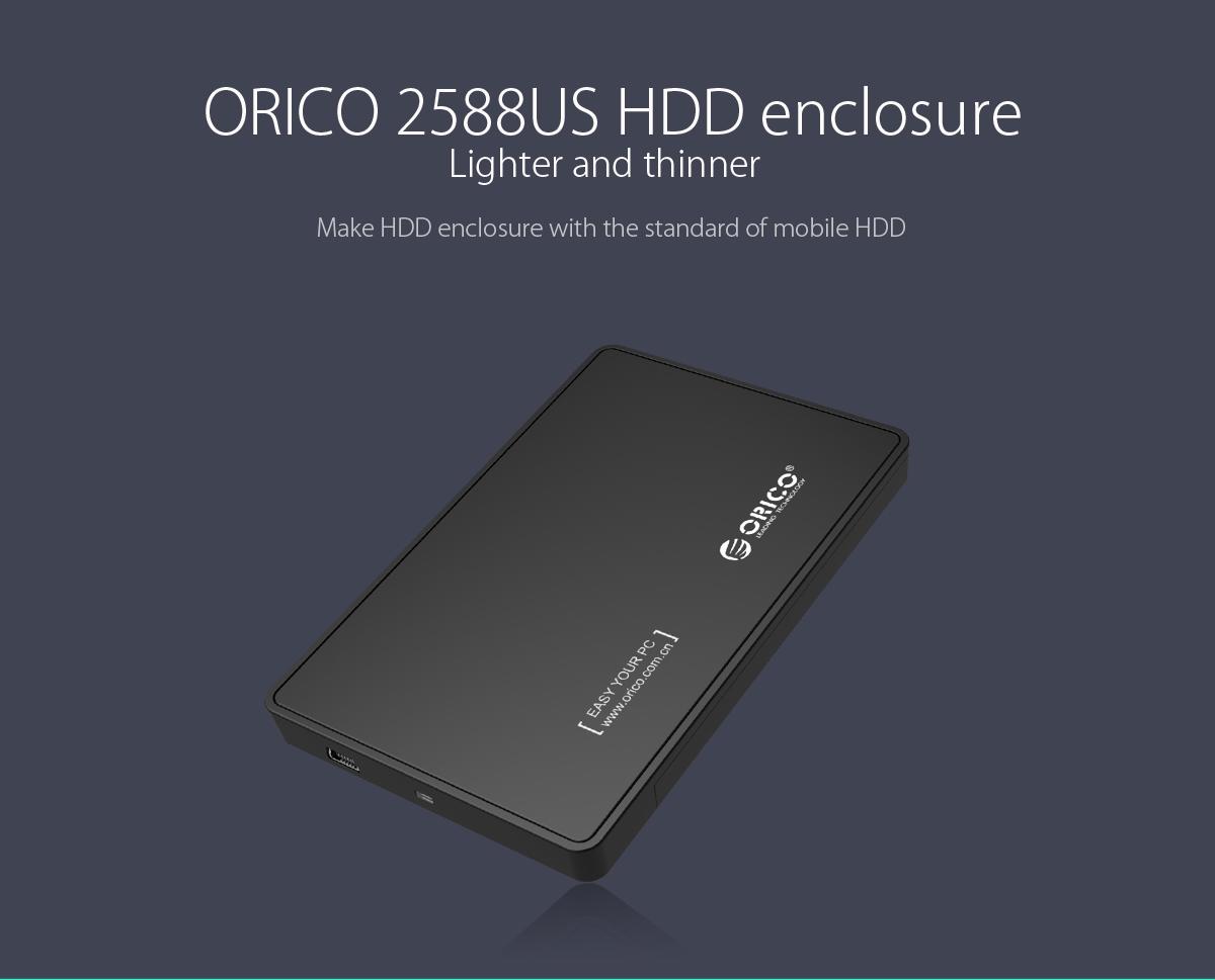 ORICO 2.5 inch SATA to USB 2.0 External Hard Drive Enclosure