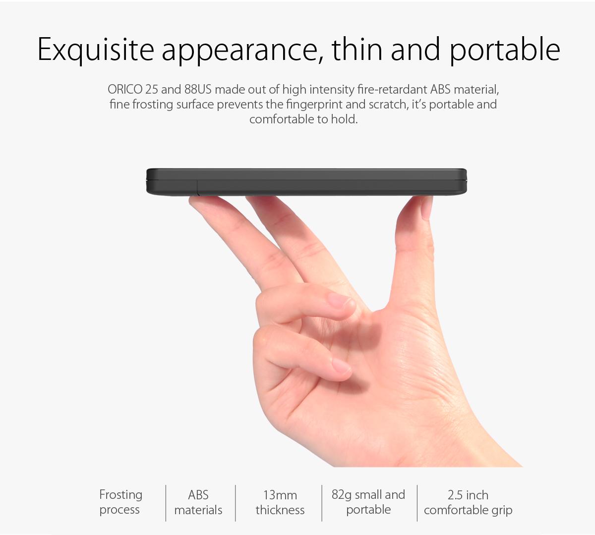 exquisite appearance,thin and portable