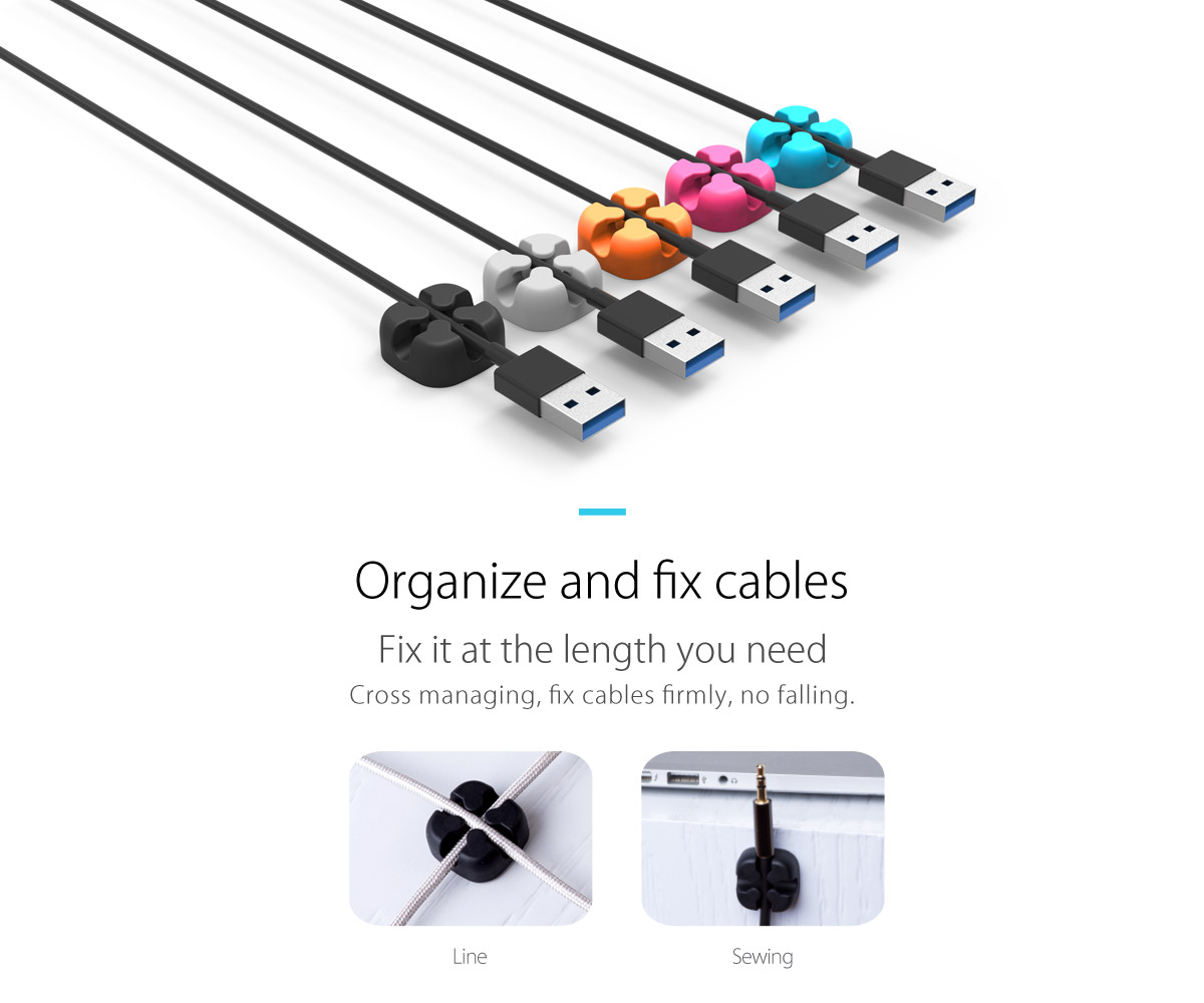 organize and fix cables