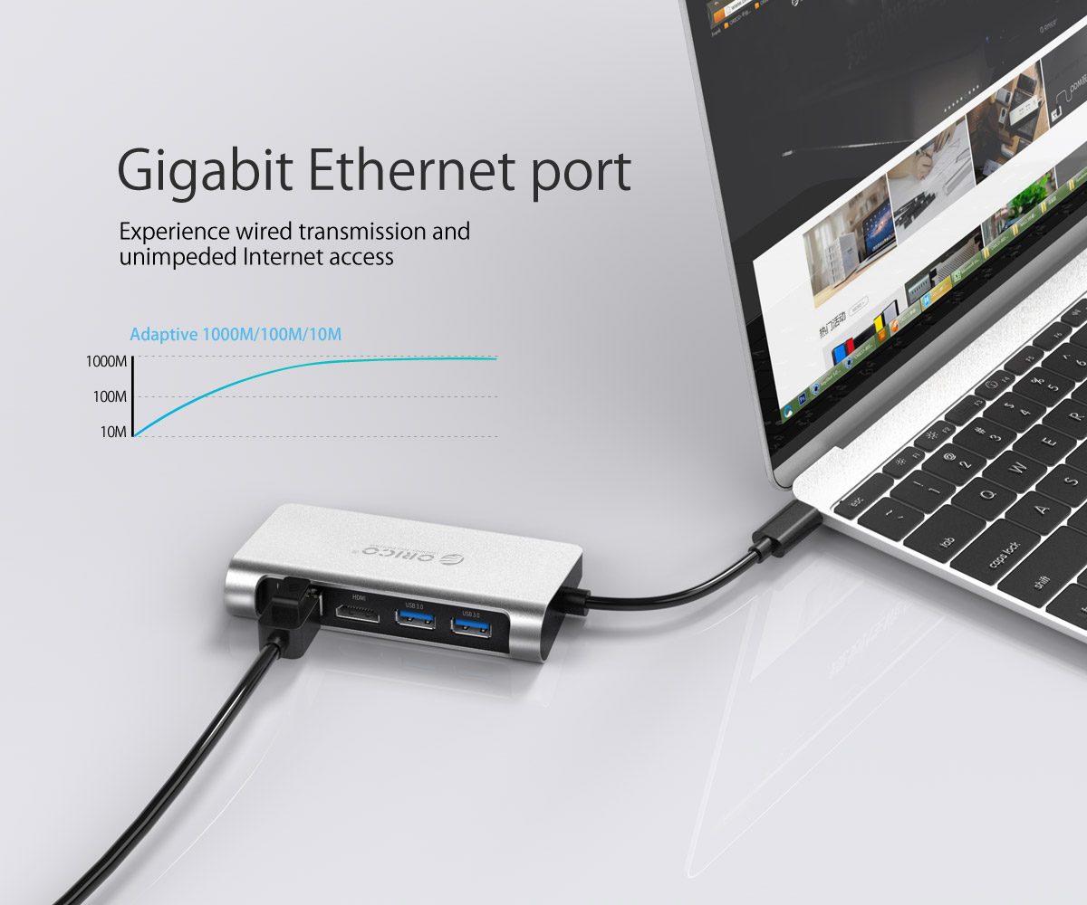 gigabit Ethernet port
