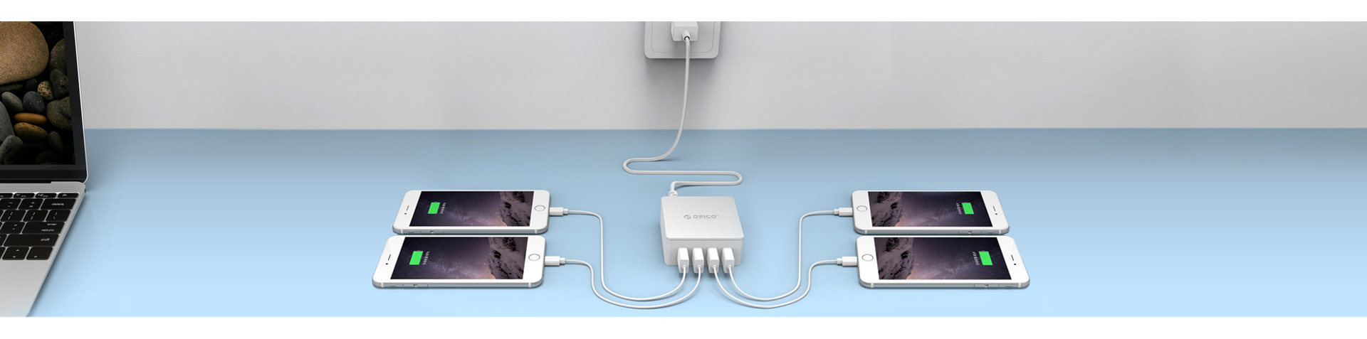 Charge four devices at the same time