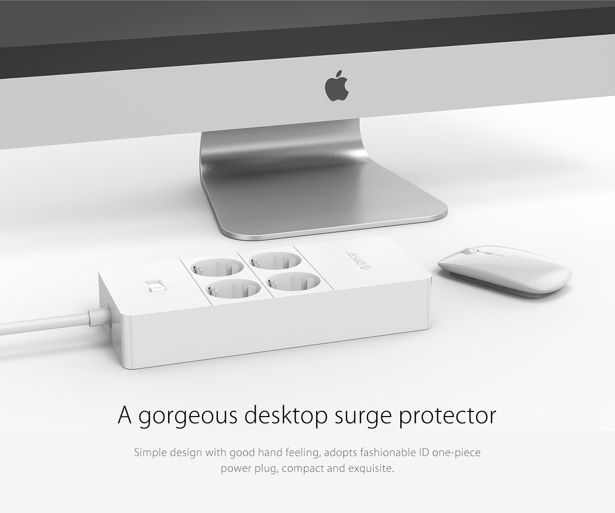 a gorgeous desktop surge protector