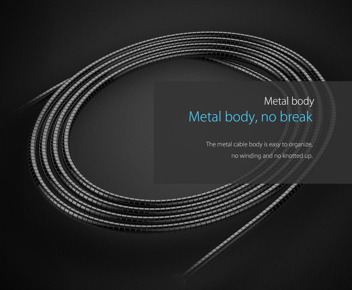 metal data cable free from tangling