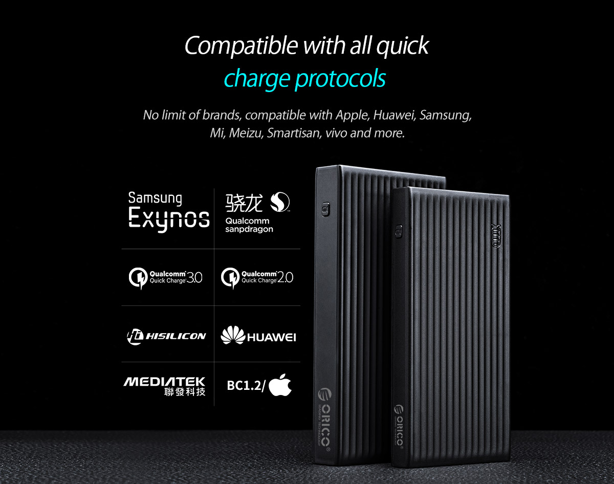compatible with all quick charge protocols