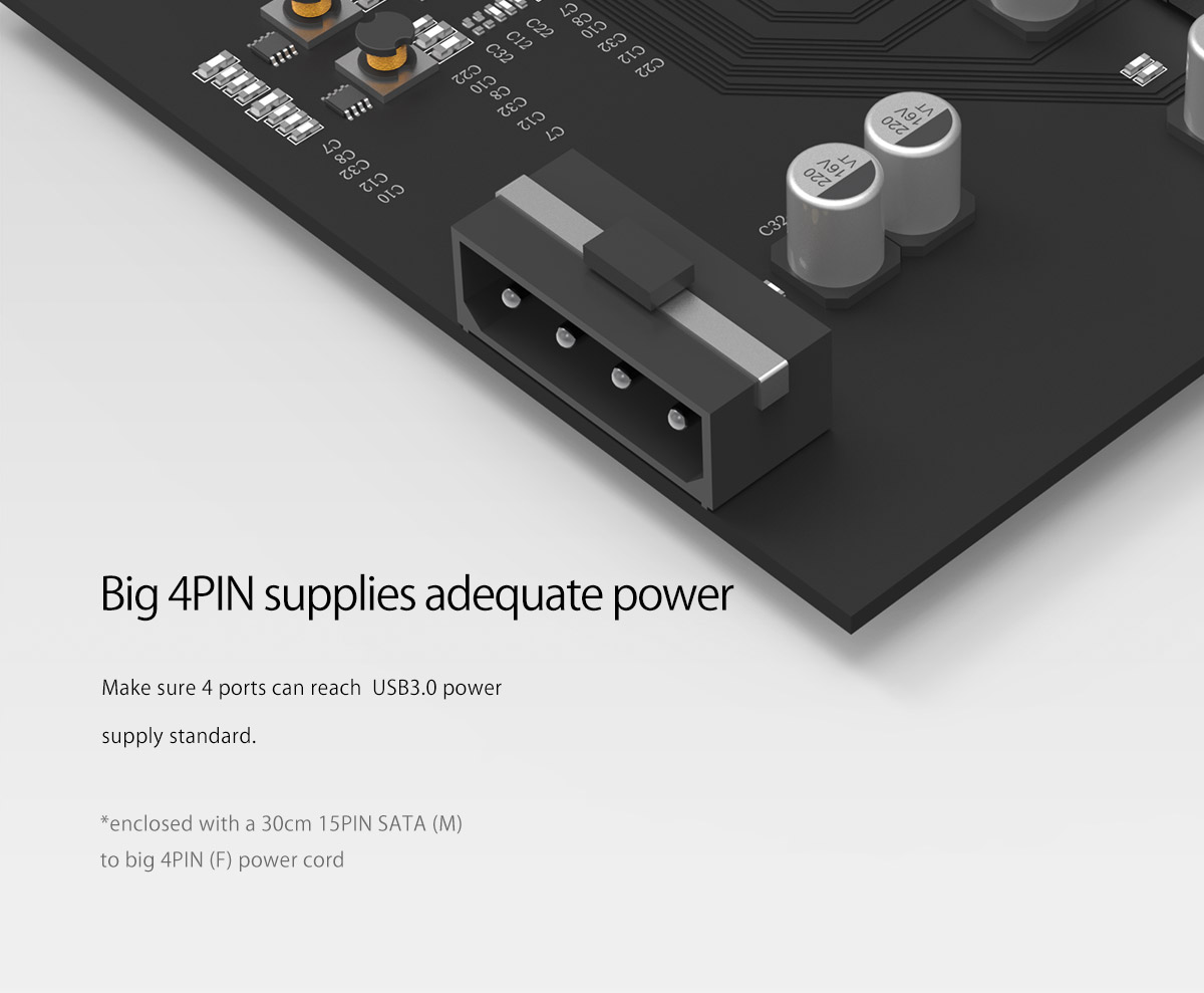 big 4Pin strong power supply