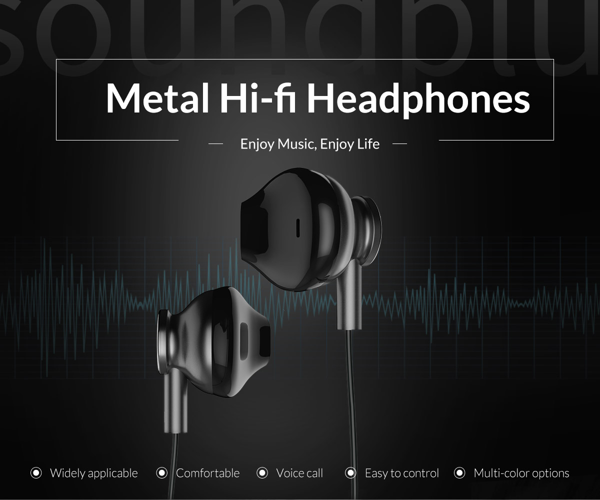 metal hi-fi headphones