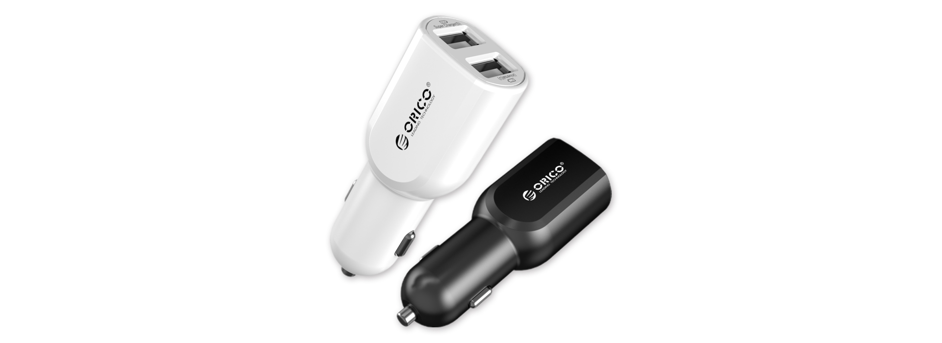 ORICO Dual USB Car Charger with Smart Super Charger