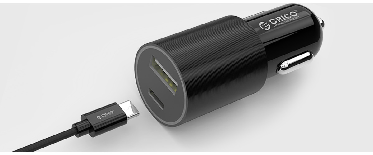 car charger with reversible Type-C plug, more convenient