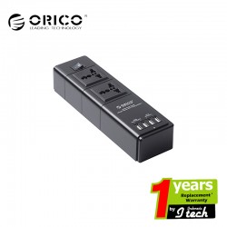 ORICO HPC-2A4U-UN Surge Protector Strip 2-Outlet 4 USB Charging Ports (2 x 2.4A & 2 x 1A)