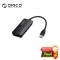 ORICO H3TS-U3 USB 3.0 3-Port USB Hub with card reader