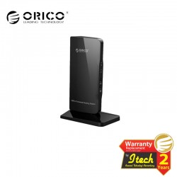 ORICO U3HV-S3 2 Port USB3.0 Universal Docking Station with RJ45 / DVI / HDMI / MIC / Audio Port - Black 