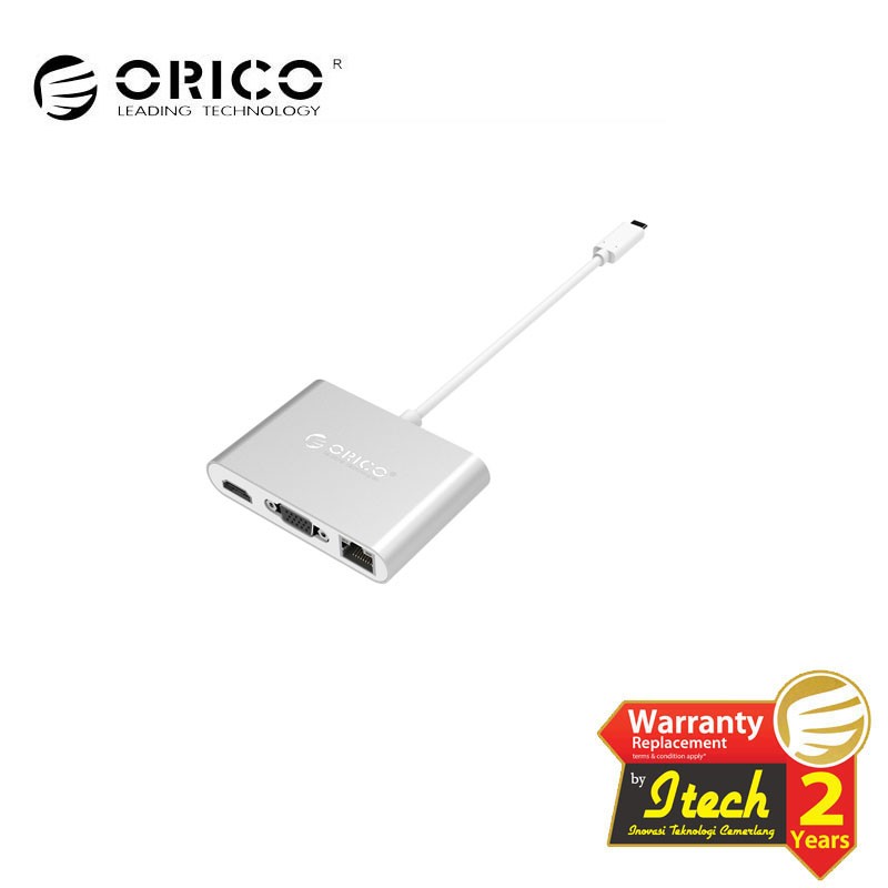 ORICO RCNB Aluminum Alloy Type-C to VGA / HDMI / RJ45 / Type-C PD