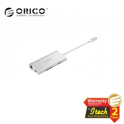 ORICO CLH-W2 Aluminum Alloy Type-C to HDMI / Type-C Charging / USB3.0 * 3 / SD / TF / RJ45 Docking Station