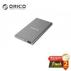 ORICO S5 5000mAh Aluminum Alloy Smart Power Bank with LED Indicator