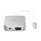 ORICO XD-312-SV-BP Type-C to HDMI+USB3.0+VGA+Audio Docking Station